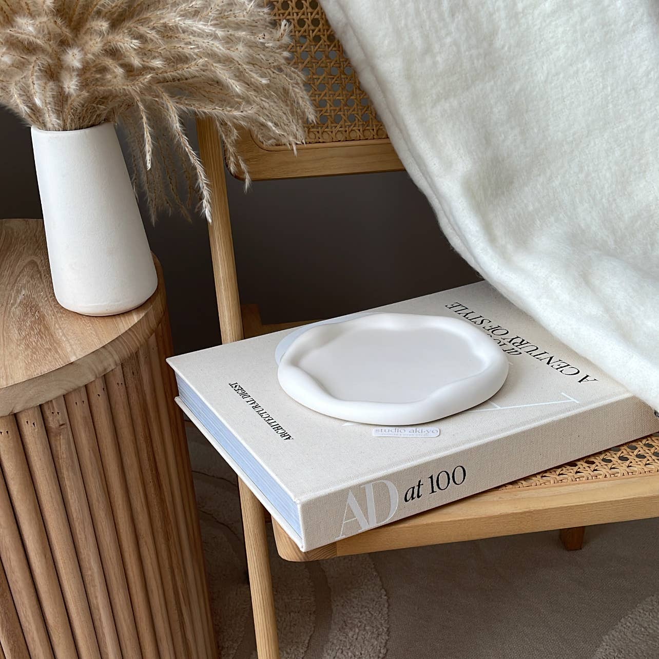 Irregular Round Cloud Trinket Tray