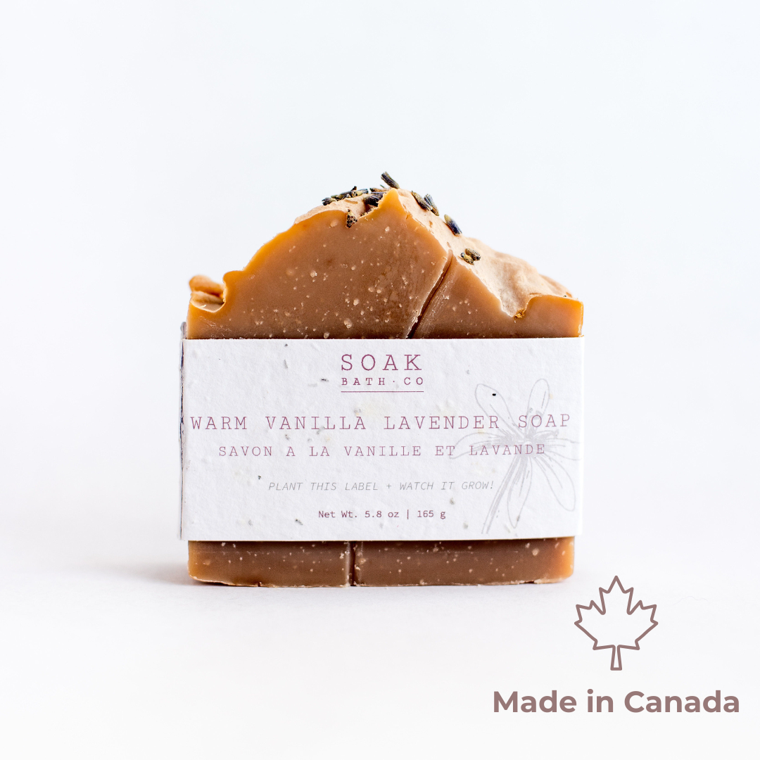 Warm Vanilla Lavender Soap Bar