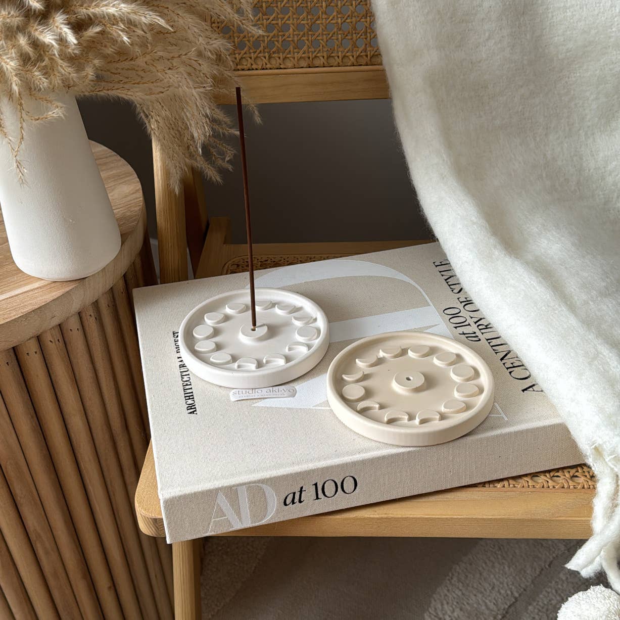 Moon Phases Incense Stick Holder