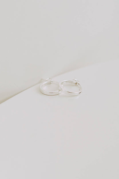 Classic Huggies - Sterling Silver