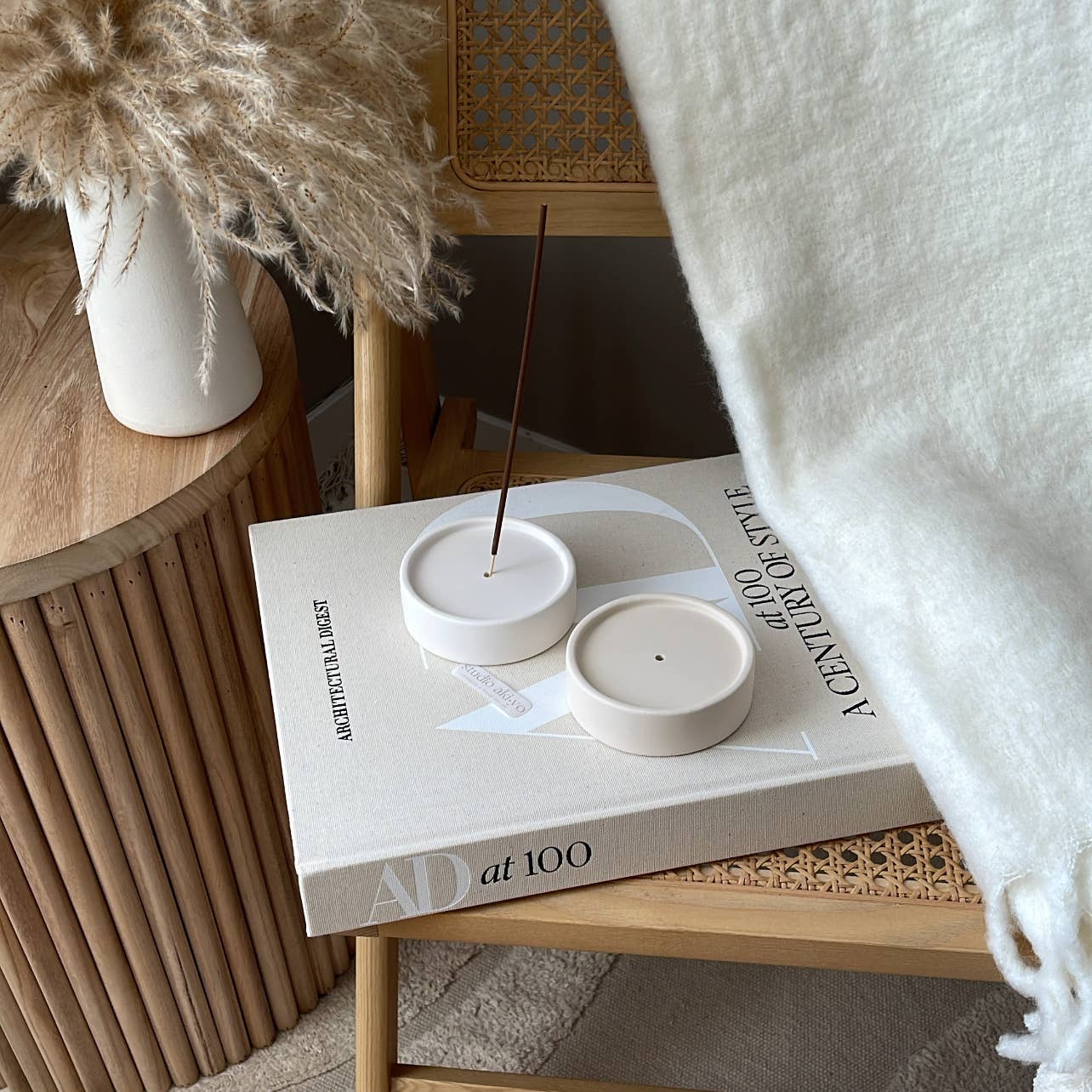 Round Incense Stick Holder