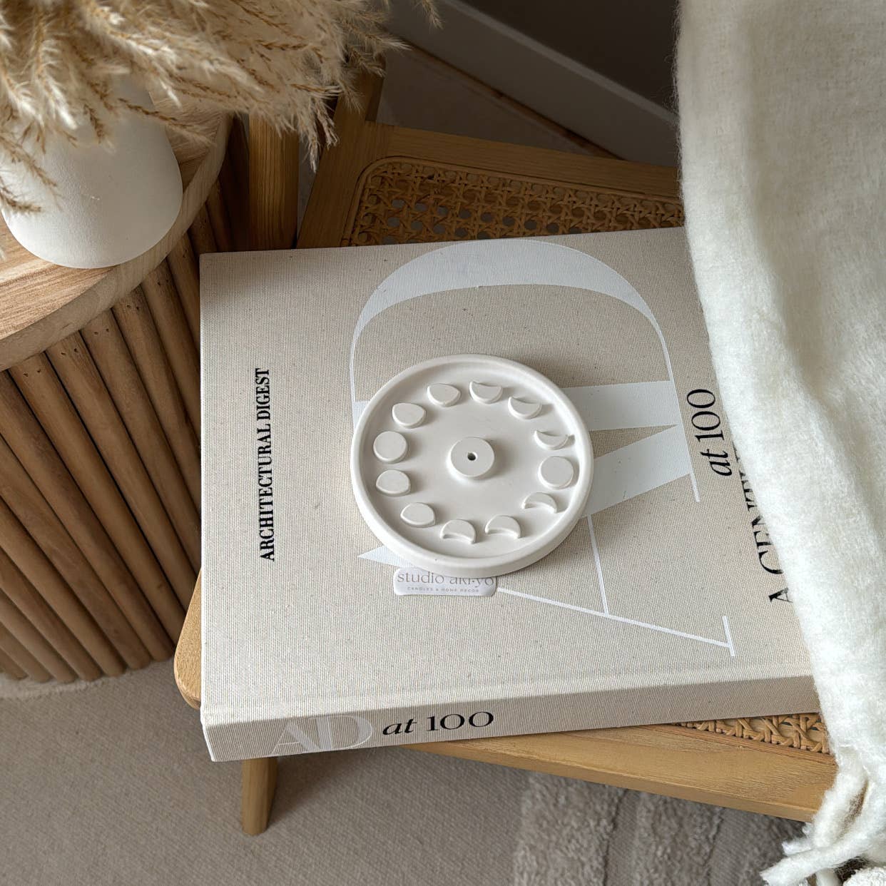 Moon Phases Incense Stick Holder