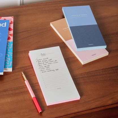 Colorblock List Notepads