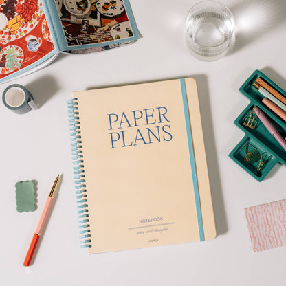 Paper Plans Lined Notebook