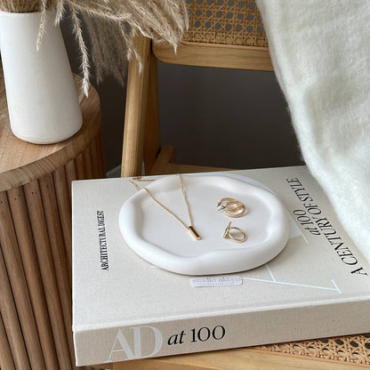 Irregular Round Cloud Trinket Tray