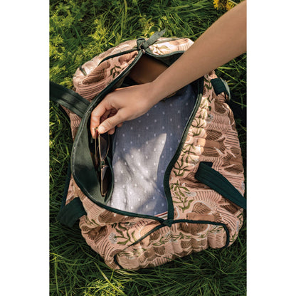Peregrine Block Print Weekender Bag