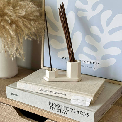 Hexagon Incense Stick Holder Set
