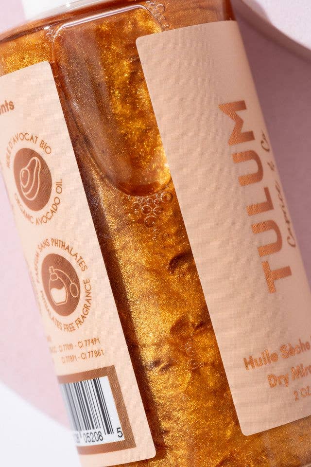 Tulum (Pistachio,Vanilla,Caramel) - Dry Shimmering Body Oil