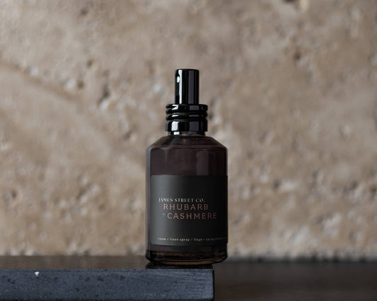 Rhubarb + Cashmere - Room Linen Spray 118ml | Fresh Fruity Creamy