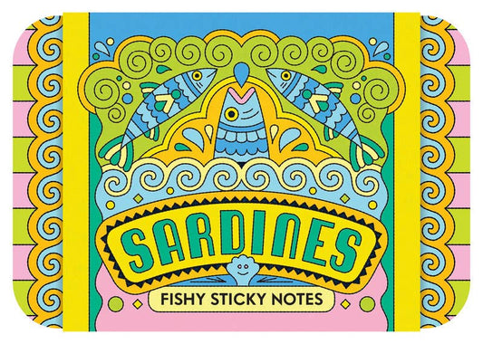 Sardines Fishy Sticky Notes