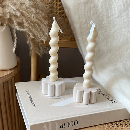 Daisy Taper Candle Holder