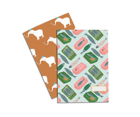 Anchovies & Elephants | Notebook Set