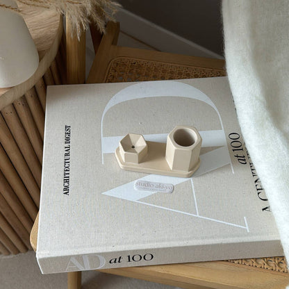 Hexagon Incense Stick Holder Set