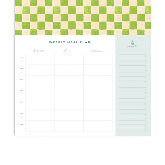 Tablecloth- Weekly Meal Planner & Grocery List