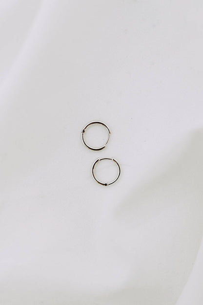 Clicker Huggies - Sterling Silver