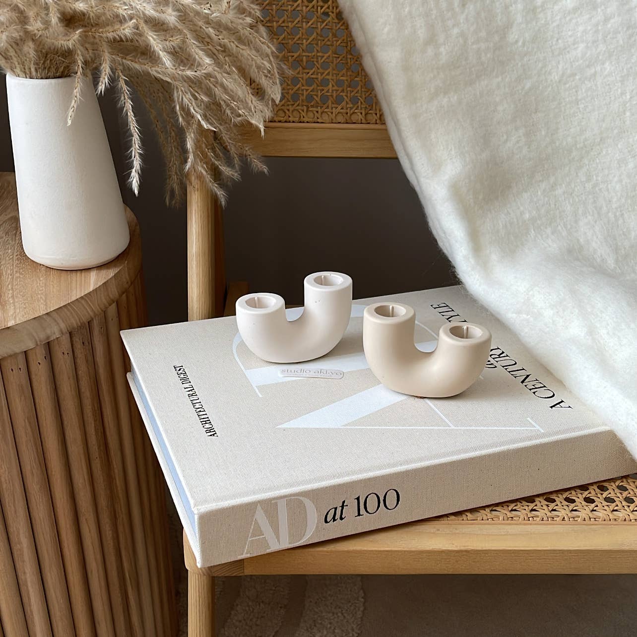 Double Taper Rising Candle Holder
