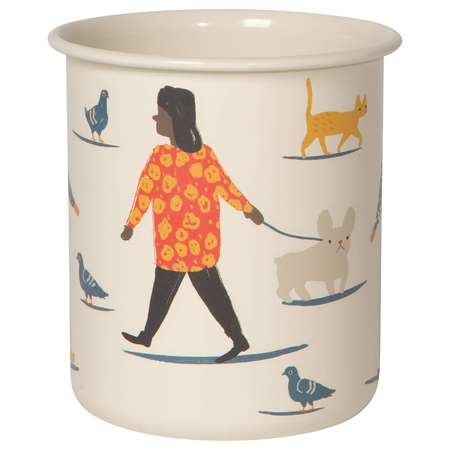 People Person Metal Pencil Cup, 3 x 4 inches