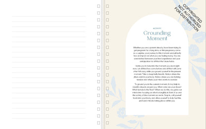 Growing Together Pregnancy Journal
