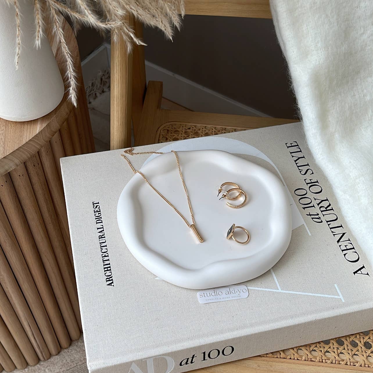 Irregular Round Cloud Trinket Tray