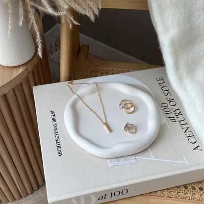 Irregular Round Cloud Trinket Tray