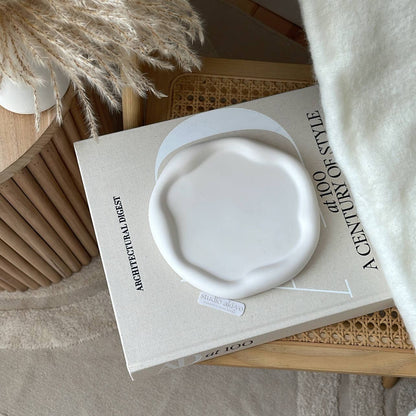Irregular Round Cloud Trinket Tray