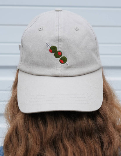 Olives Embroidered Hat, Khaki