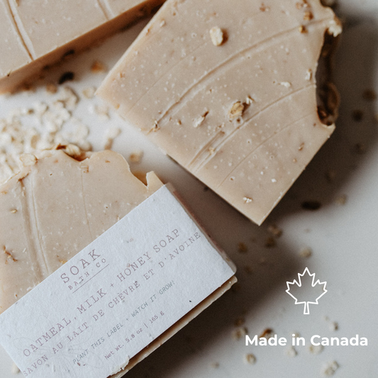 Oatmeal, Milk and Honey Soap Bar - #3 Bestseller