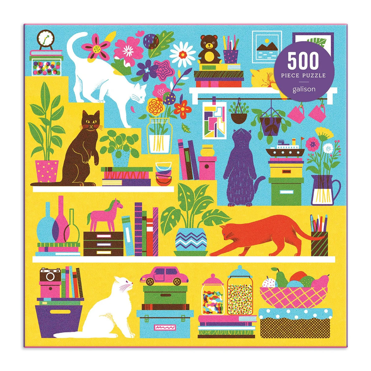 Curious Cats 500 Piece Family Puzzle
