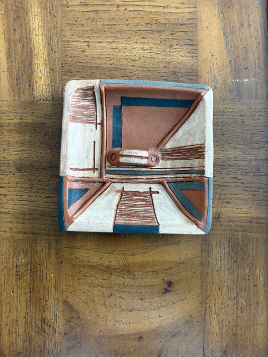 Terracotta Spice Holder Plate