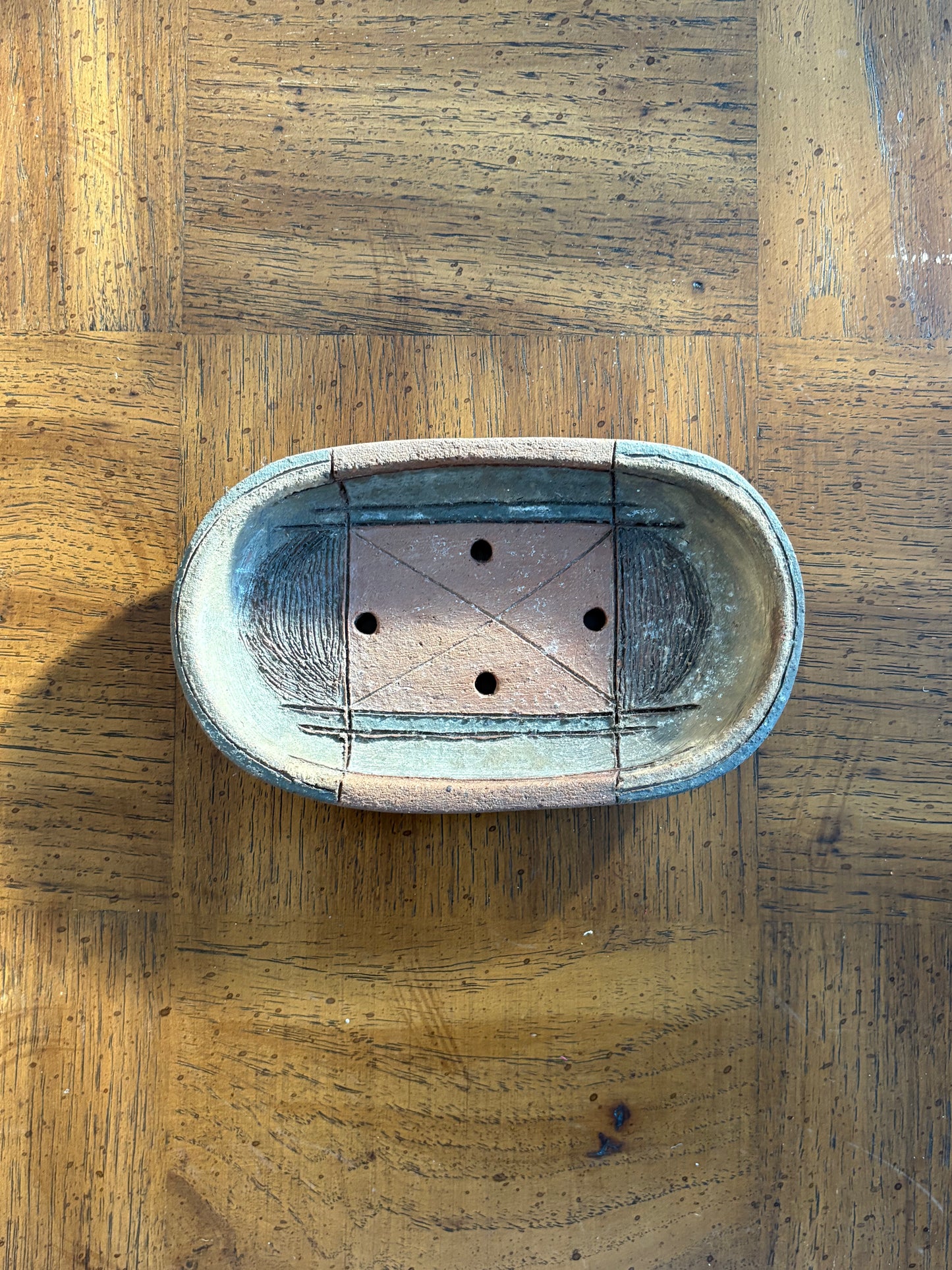 Terracotta Soap Dish Oval