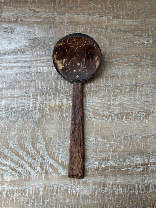 Handmade Coconut Shell Wooden Spoon (Small)