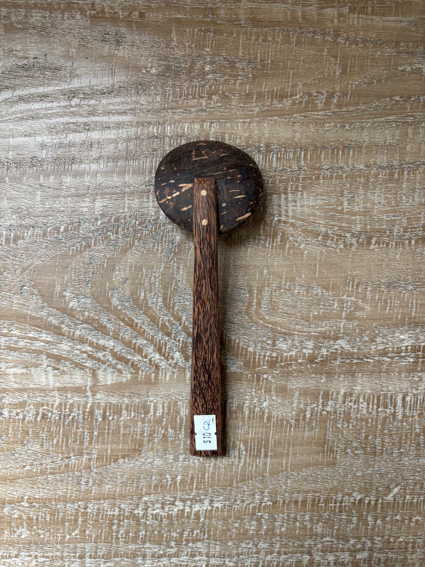 Handmade Coconut Shell Wooden Spoon (Small)