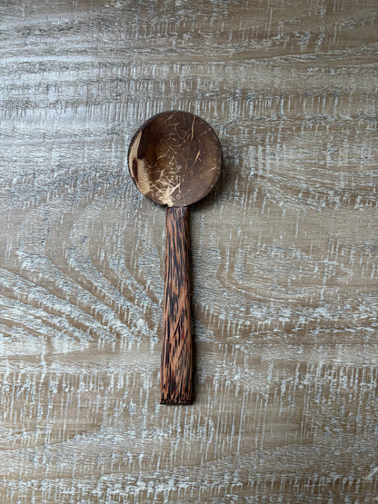 Handmade Coconut Shell Wooden Spoon (Mini)