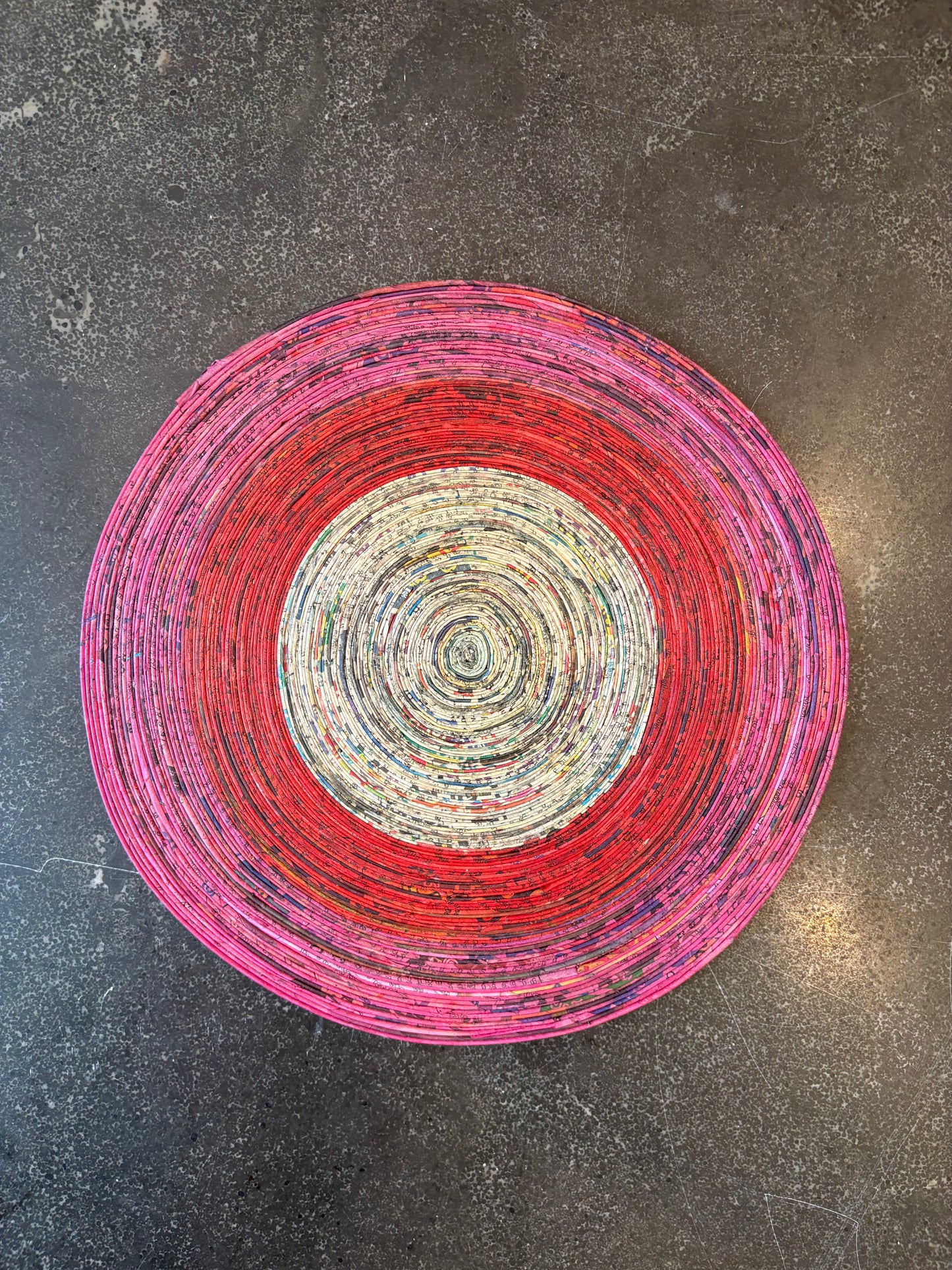 Recycled Newspaper Table Mat Large