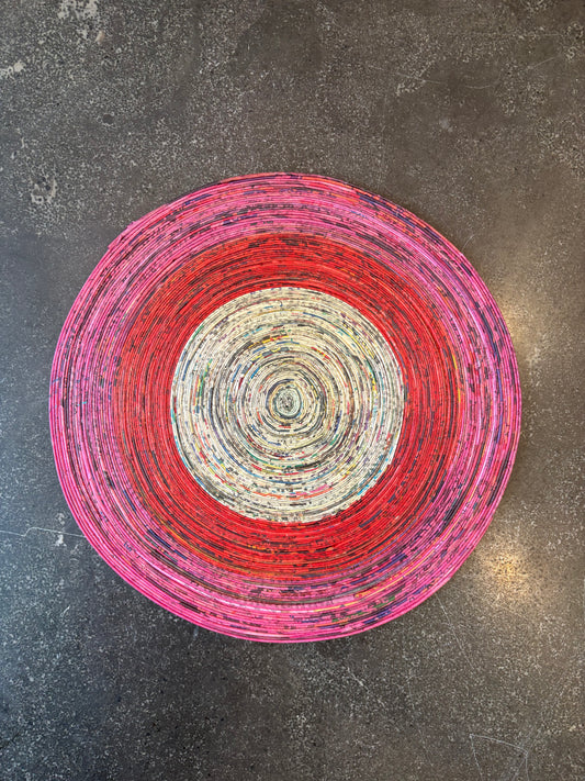 Recycled Newspaper Table Mat Large
