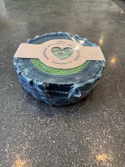Recycled Newspaper Coaster Set