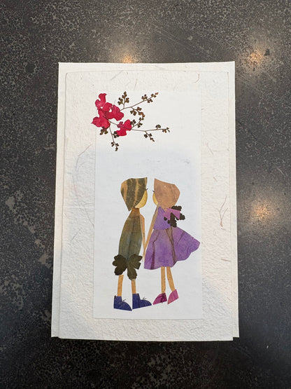 Handmade Pressed Flower Cards (Eco-Friendly Cow Dung Paper)