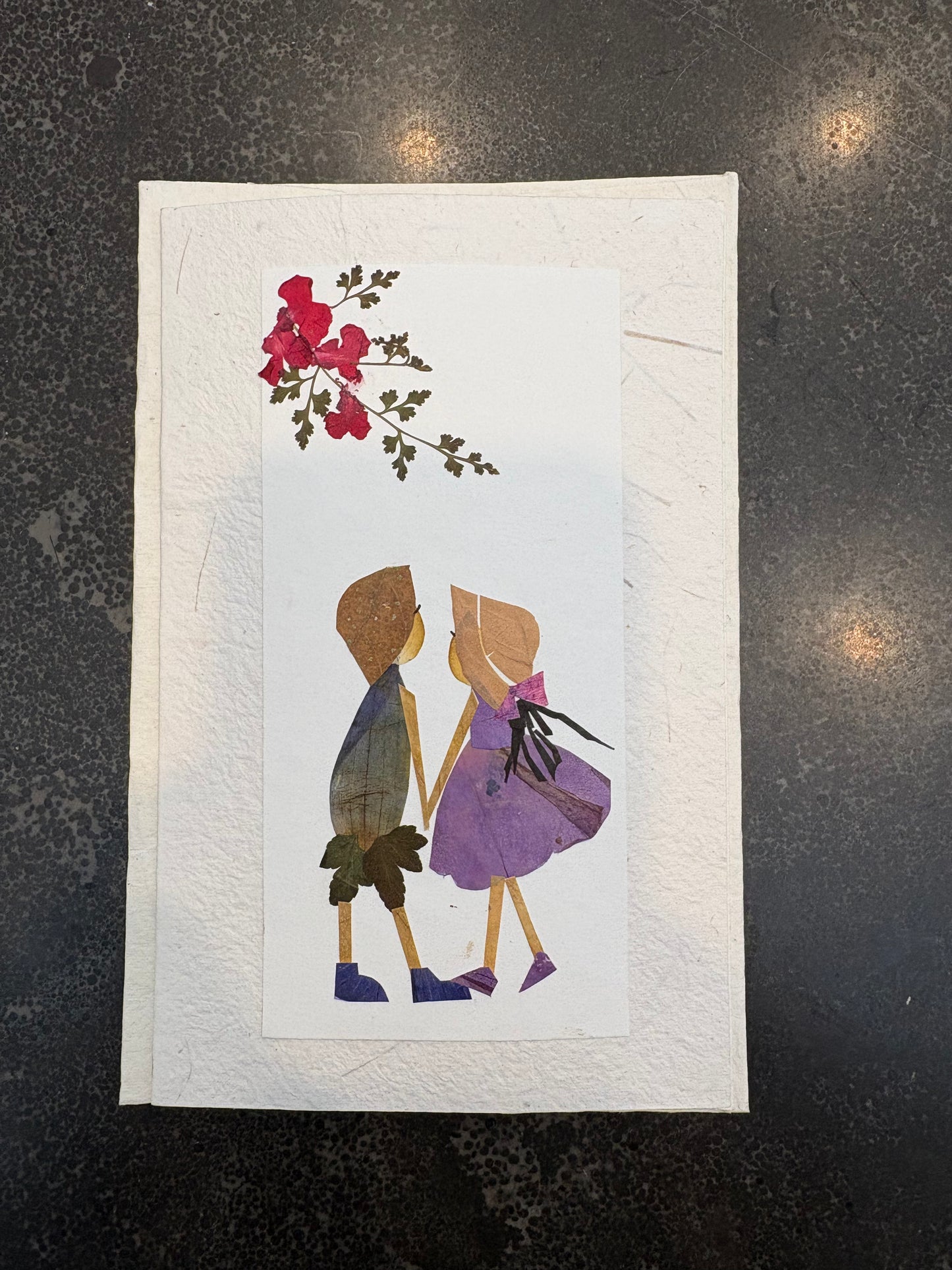 Handmade Pressed Flower Cards (Eco-Friendly Cow Dung Paper)