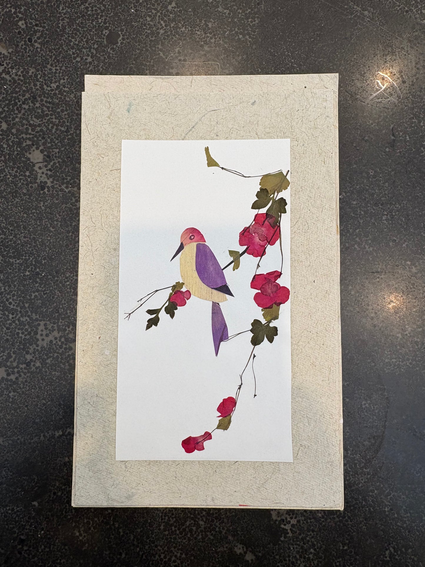 Handmade Pressed Flower Cards (Eco-Friendly Cow Dung Paper)