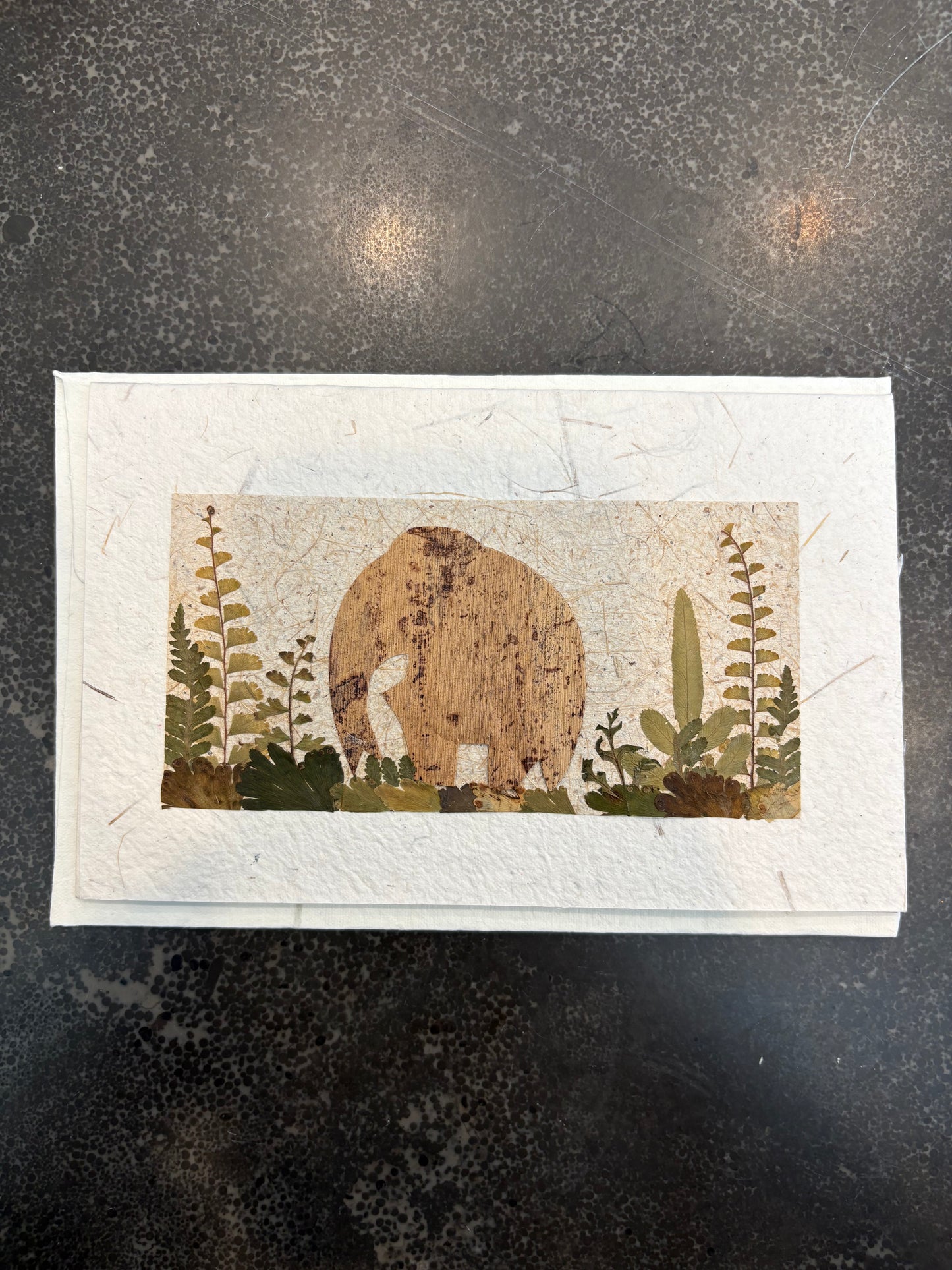 Handmade Pressed Flower Cards (Eco-Friendly Cow Dung Paper)