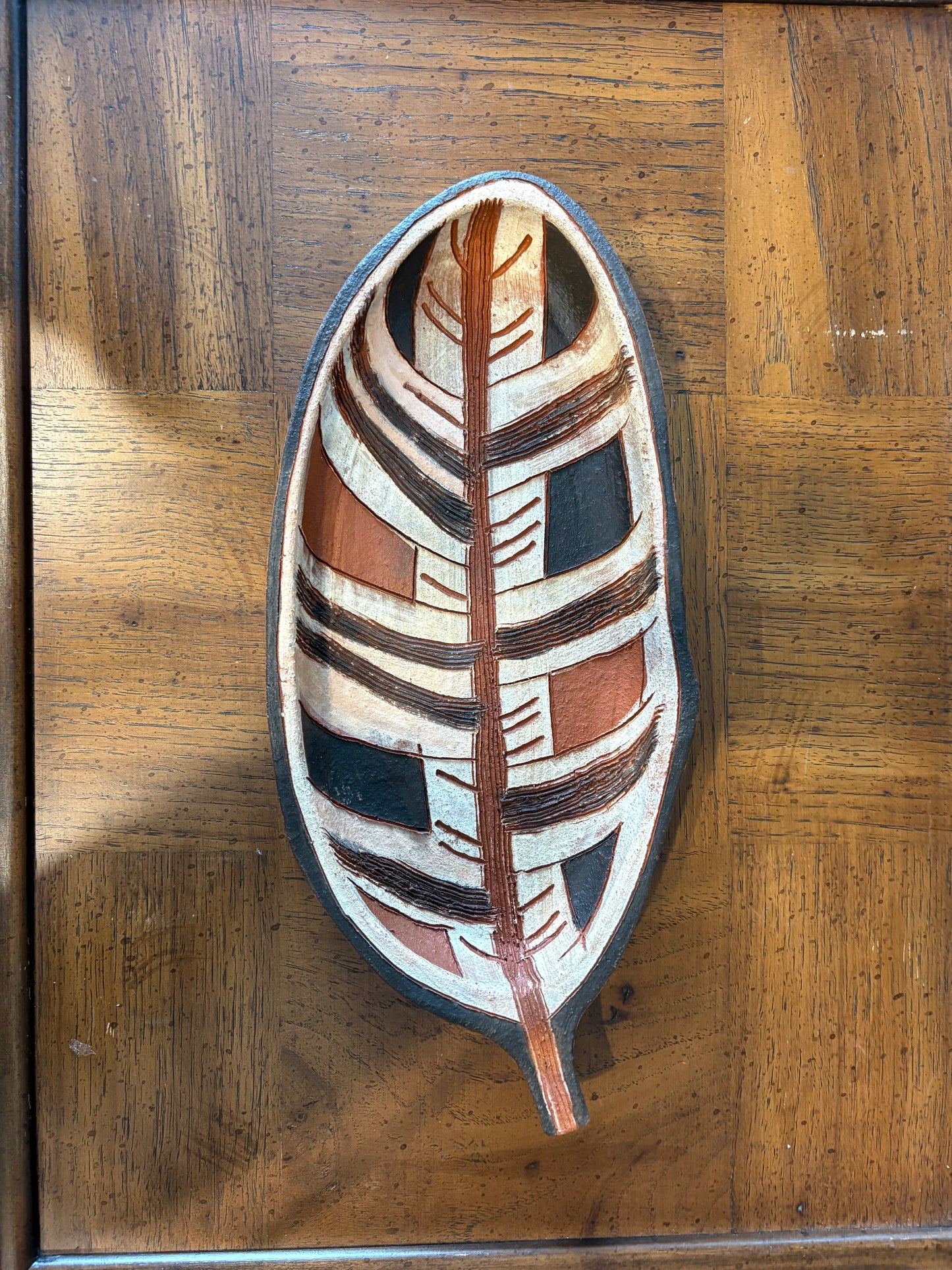 Terracotta Design- Leaf Plate