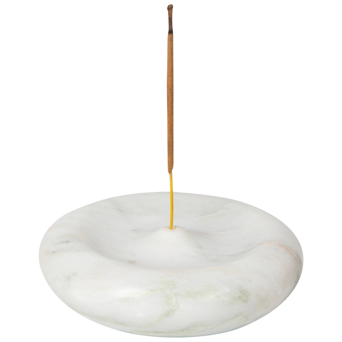 Heirloom Onyx Marble Round Incense Holder