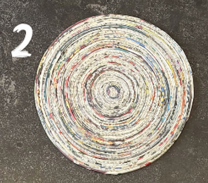 Recycled Newspaper Table Mat Small
