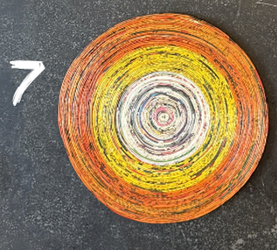 Recycled Newspaper Table Mat Small