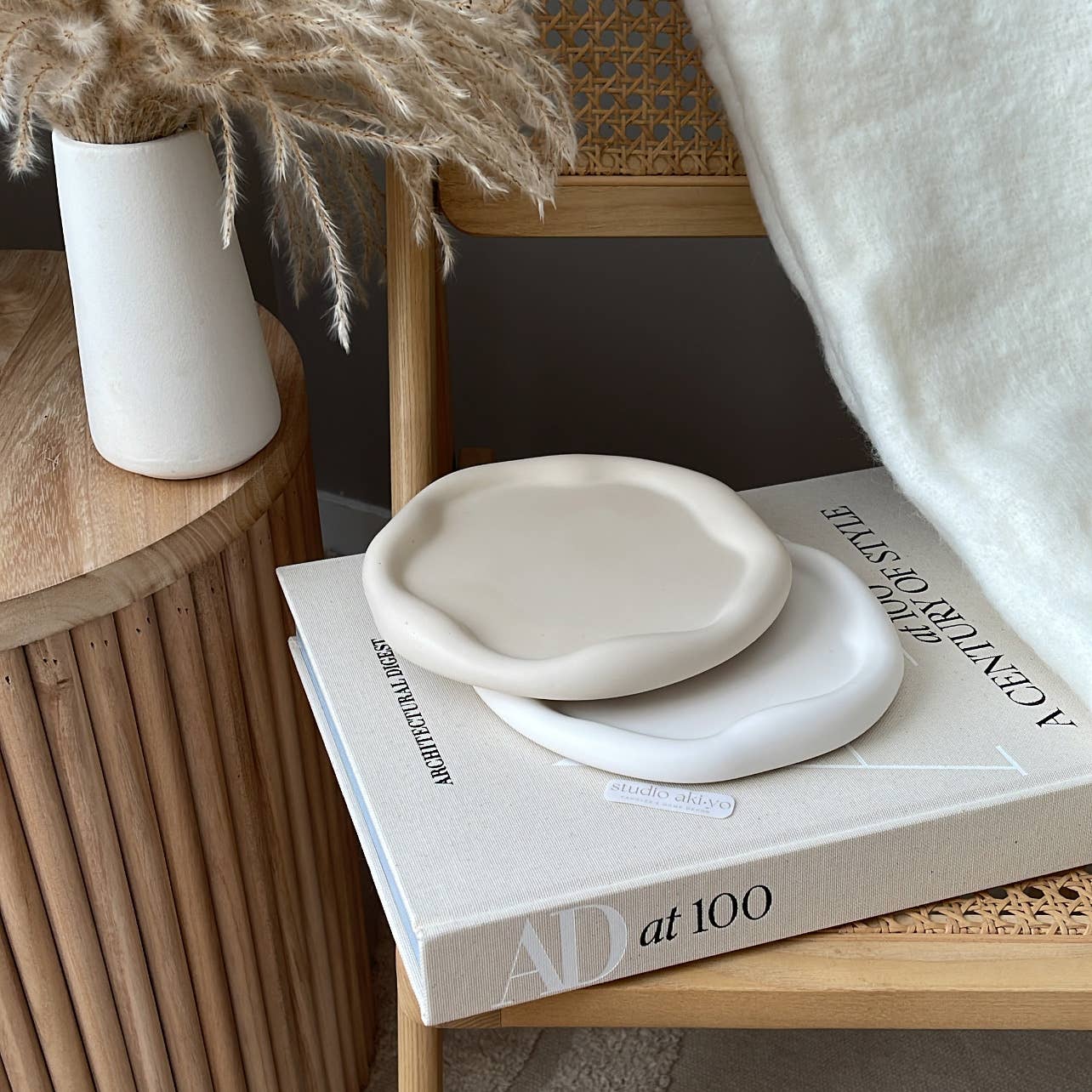 Irregular Round Cloud Trinket Tray
