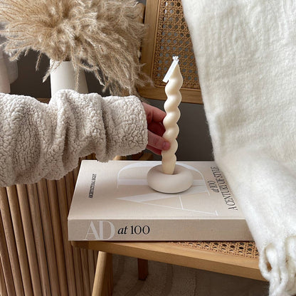 Minimalist Round Taper Candle Holder