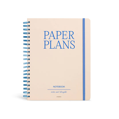 Paper Plans Lined Notebook