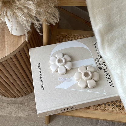 Flower Taper Candle Holder