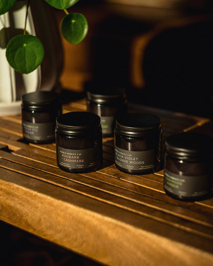 Rhubarb + Cashmere - Coconut Wax 8oz Candle | Fresh Fruit Creamy