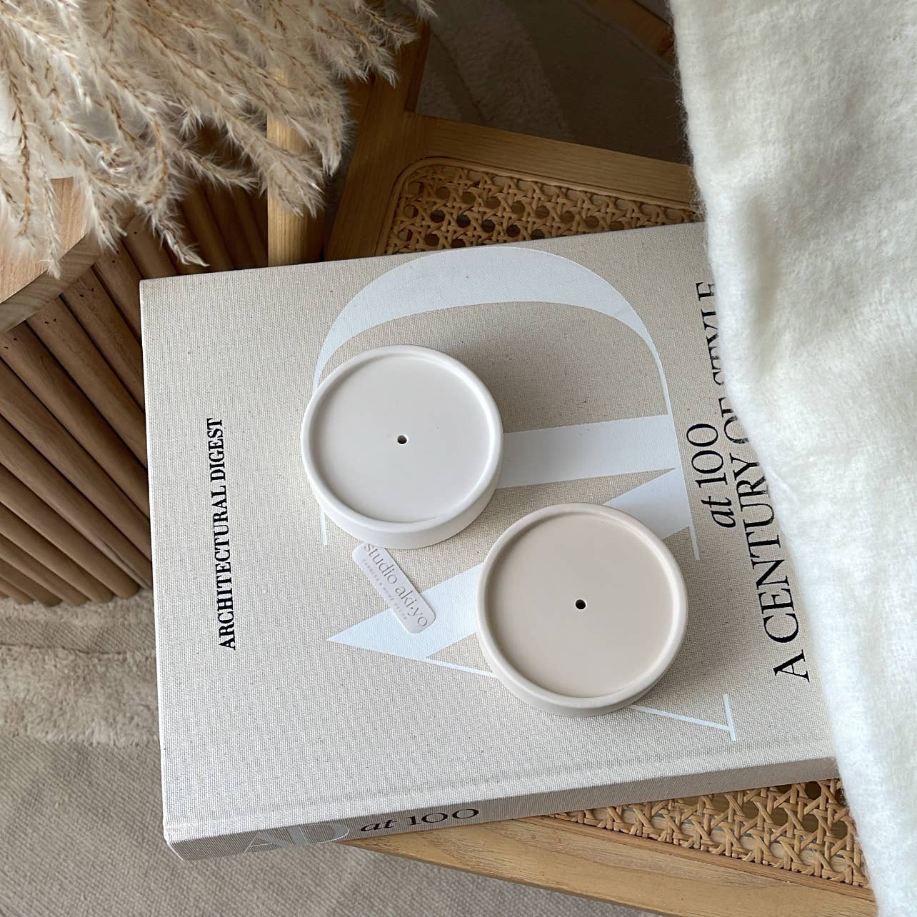 Round Incense Stick Holder